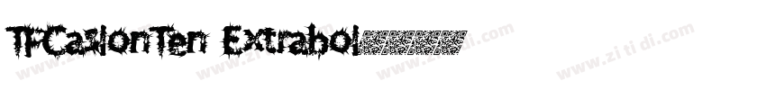 TFCaslonTen Extrabol字体转换